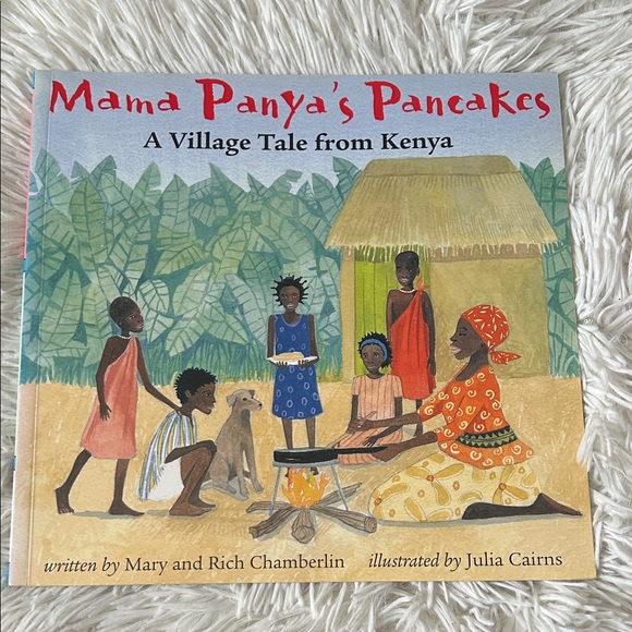 Mama Panya's Pancakes Book, story and recipe, beautiful illustration - Picture 2 of 6